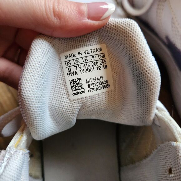 ADIDAS Crazychaos Cloudfoam Sneakers Aer Sz 9 Ortholite Float Pink White Pastel - Picture 6 of 9